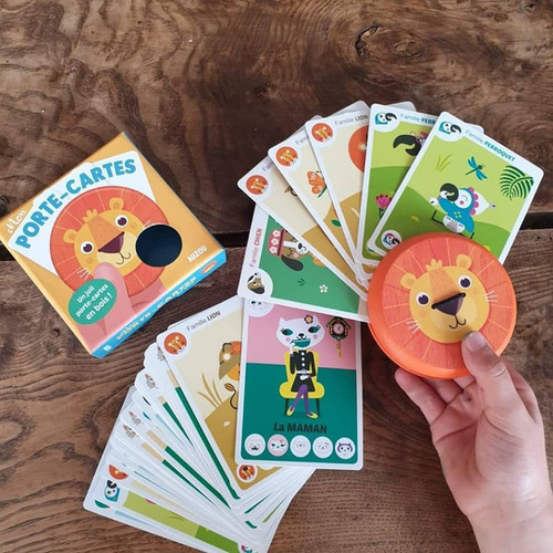 Auzou Mon porte-cartes en bois
