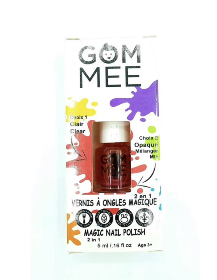 Gom-Mee Vernis magique 2 en 1 - Mauve galaxie 5ml