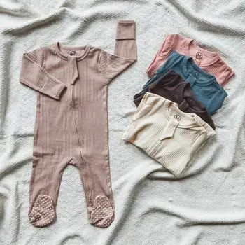 0-24 Mois Bébé Fille Garçon Pyjamas Unisexe 3 Pcs Ensemble de Vêtement :  T-shirt Manche Longue + Pantalon + Bonnet