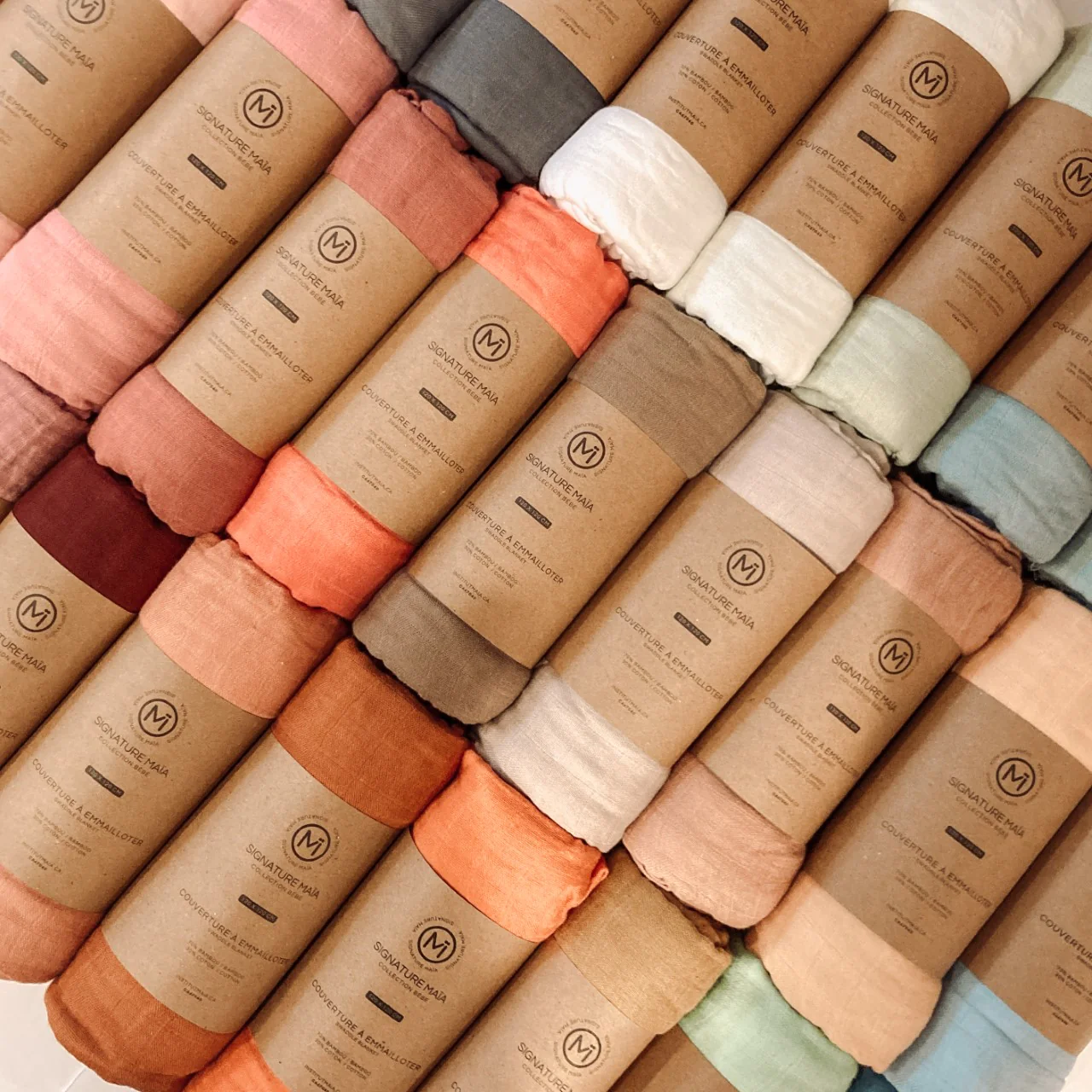 Institut Maia Couverture à emmailloter Maïa - Charcoal