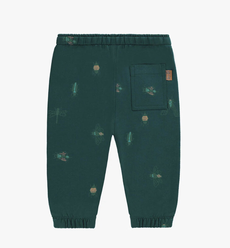 Souris Mini GREEN REGULAR FIT PANTS WITH PATTERN- Baby