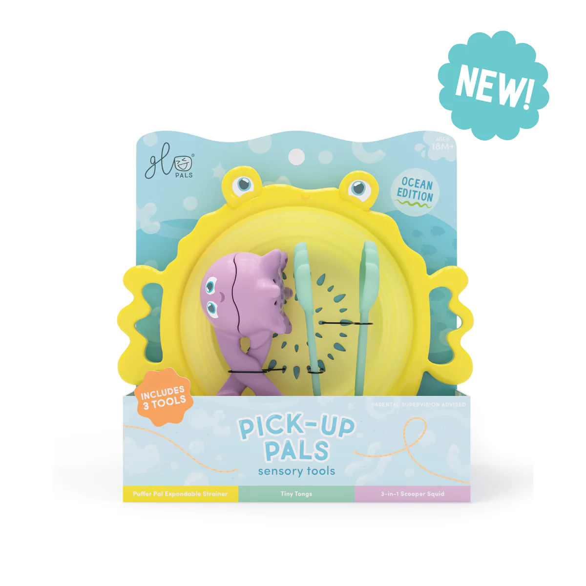Glo Pals Pick-up Pals Outils sensoriels - Ocean edition