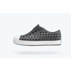 Native Soulier Jefferson Child (size 4-10) - Gravity gray / Shell white