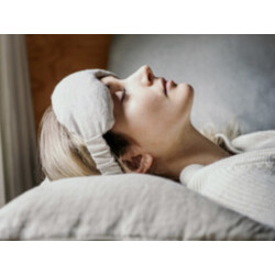 Amma Therapie Masque thérapeutique à la lavande - Chanvre et coton bio sable