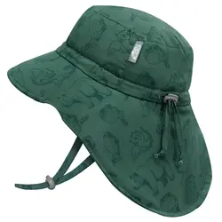Jan&Jul Kids water repellant adventure hats - Forest friends