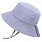 Jan&Jul Kids water repellent bucket hats - Grey cloud