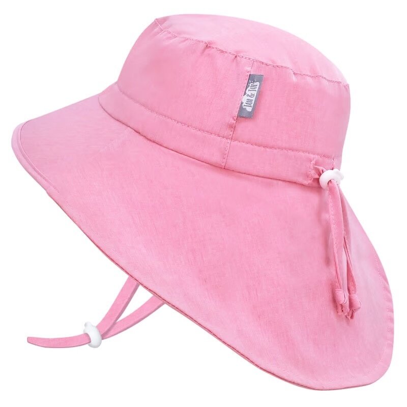 Jan&Jul Kids water repellent adventure hats - Pretty pink