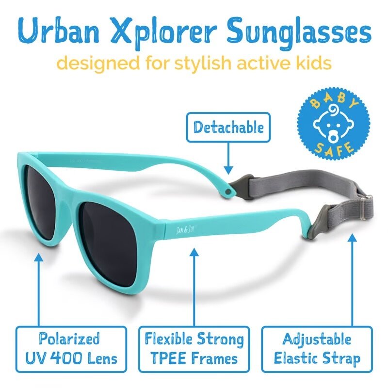 Jan&Jul Kids urban polarized sunglasses - Navy