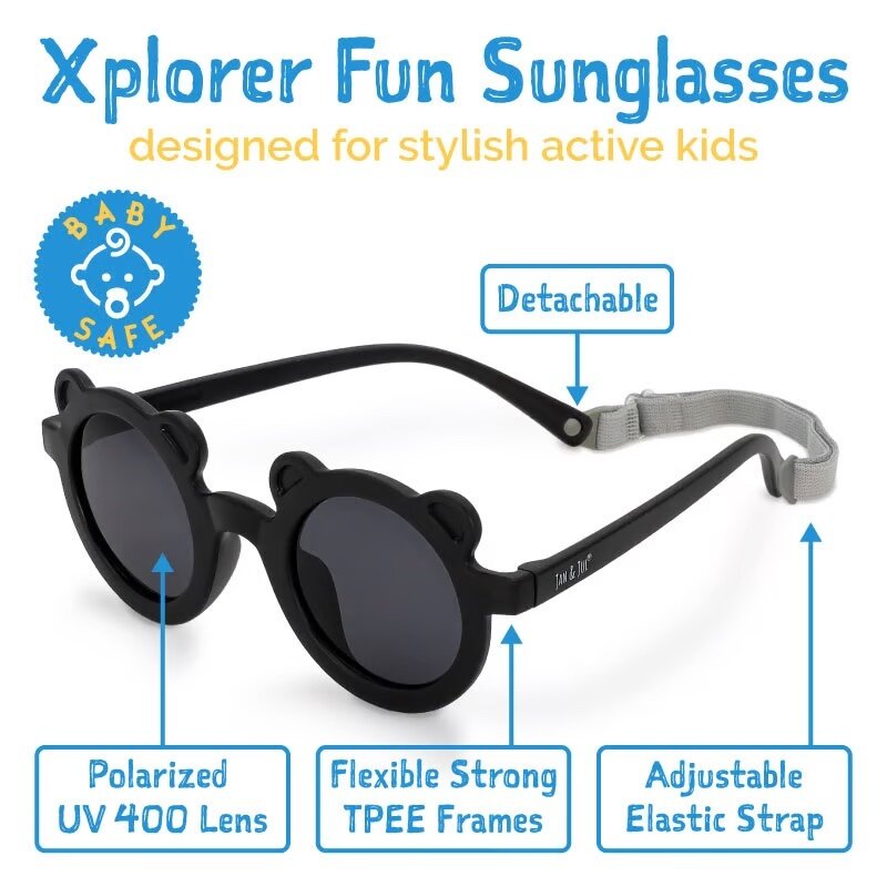 Jan&Jul Kids polarized bear sunglasses - Medium