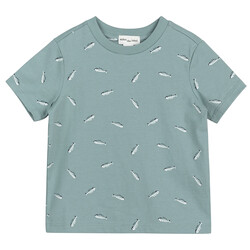 Miles the label T Shirt  à imprimé de arêtes de poissons