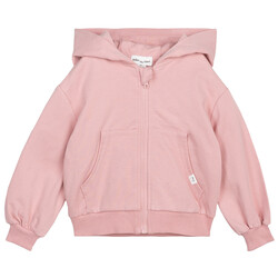 Miles the label Rose Miles Basics Girls' Zip-Up Hoodie