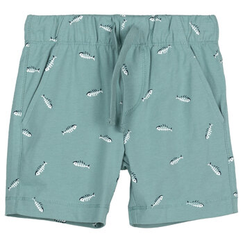 Miles the label Short à imprimé de arêtes de poissons