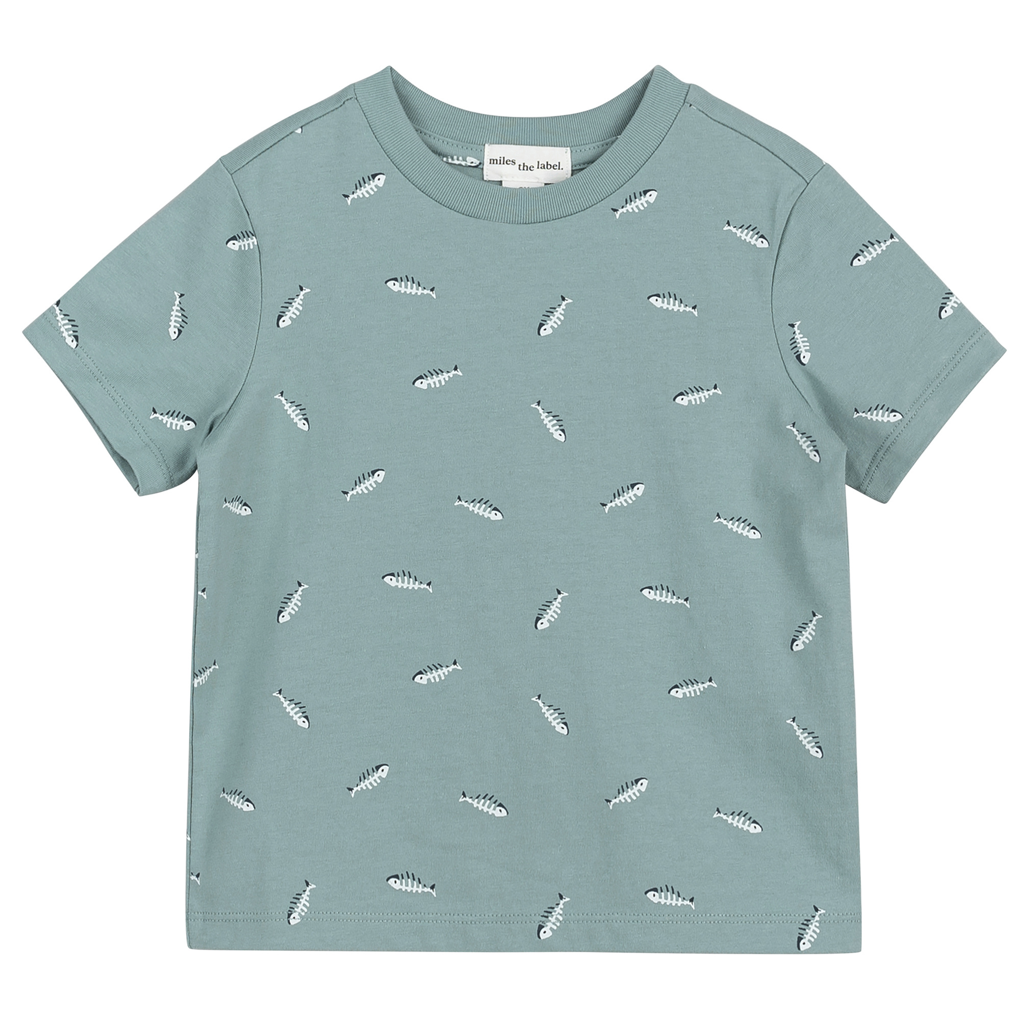 Miles the label T-shirt imprimé de arêtes de poissons