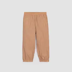 Miles the label Caramel Crinkled Windbreaker Pants