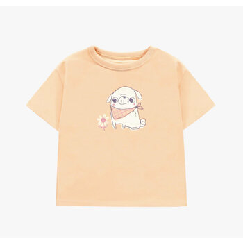 Souris Mini PEACH SHORT SLEEVES RELAXED FIT T-SHIRT WITH PRINT