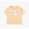 Souris Mini T-shirt à manches courtes de coupe régulière pêche avec illustration