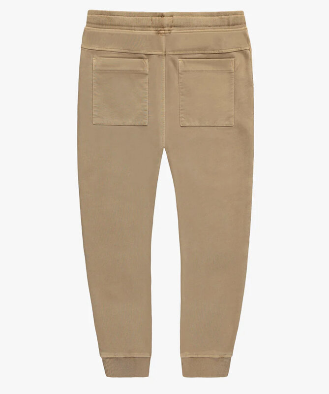 Souris Mini LIGHT BROWN RELAXED FIT PANTS IN FRENCH TERRY