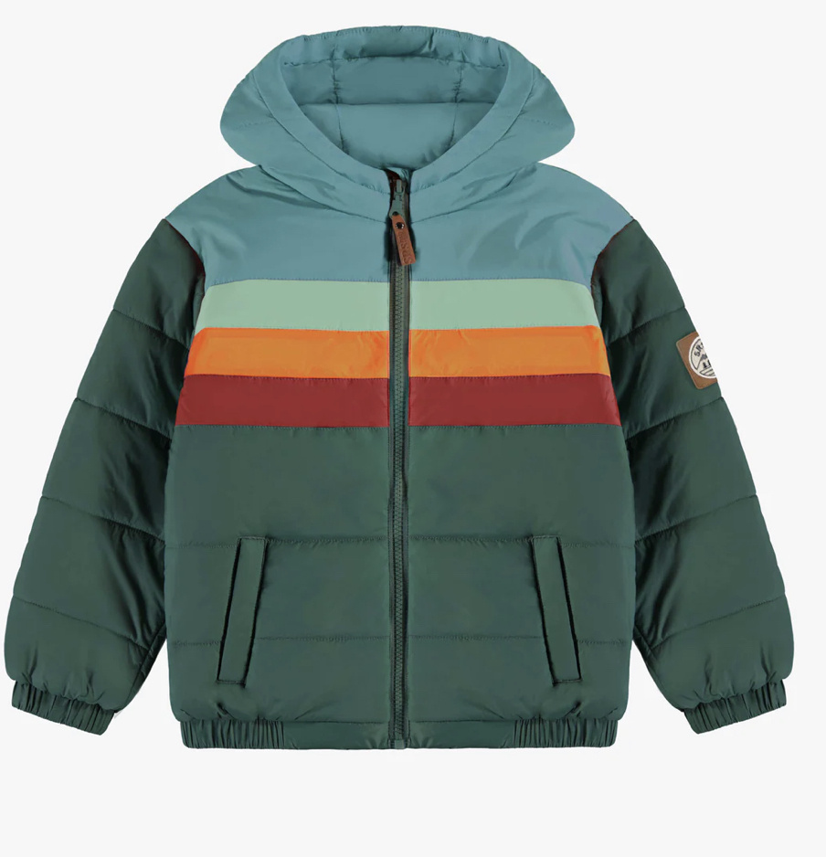 Souris Mini TEAL PUFFER COAT