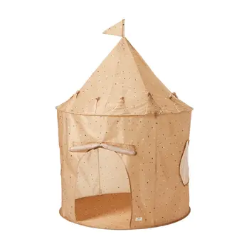 3 Sprouts Castle play tent made from recycled fabric  - Terrazzo - Argile de terrazzo