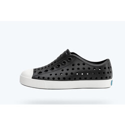 Native Jefferson shoes Child(size 11-13) - Jiffy black / Shell white