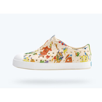 Native Jefferson shoes Child(11-13) -Bone white / Shell white / Sea monster