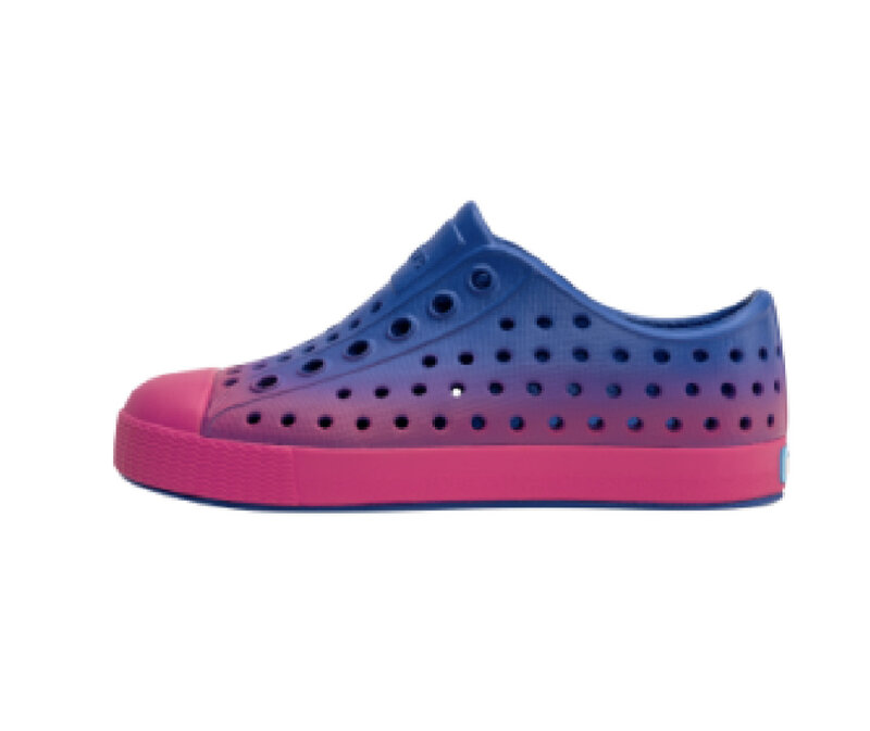 Native Jefferson shoes Child (4-10) - Adventure blue/Radberry pink/Adventure radberry ombre