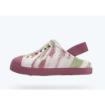 Native Jefferson shoes Beach Cozy - French Terry(4-10) - Twilight Pink Marble/Twilight pink