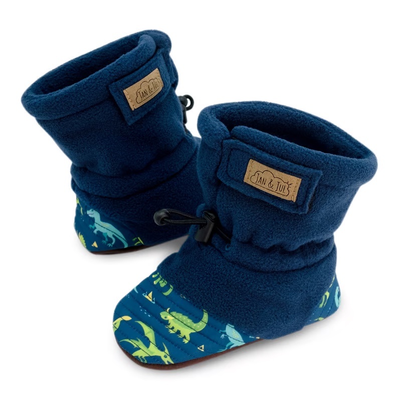 Jan&Jul Chaussons confortables stay- put pour bébés - dinoland