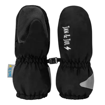 Jan&Jul Kids Rain Mittens - noir