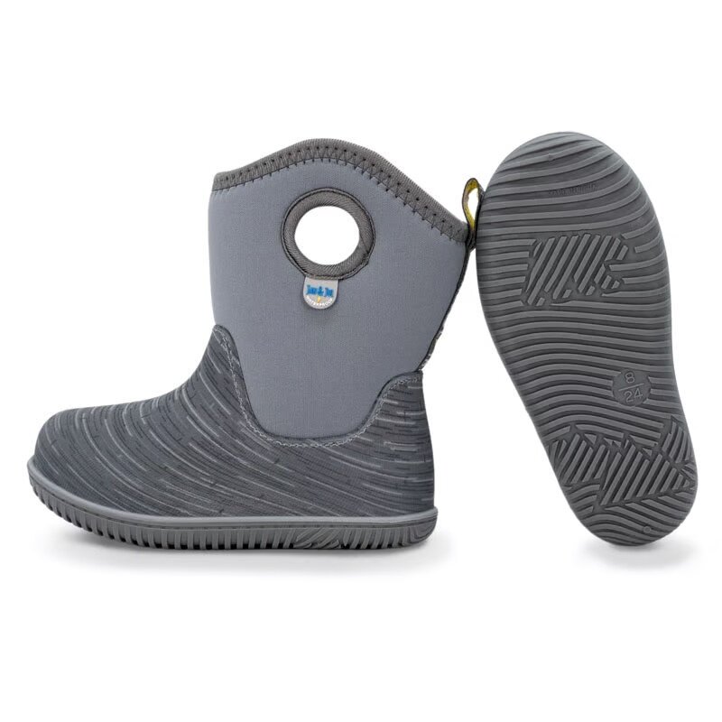 Jan&Jul Kids Lite Waterproof Boots - grey birch