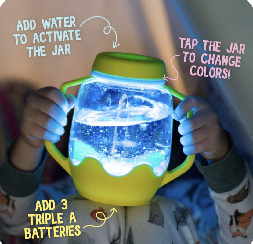 Glo Pals Sensory play jar  Glo Pals - Purple