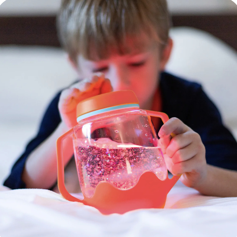 Glo Pals Sensory play jar  Glo Pals - Purple