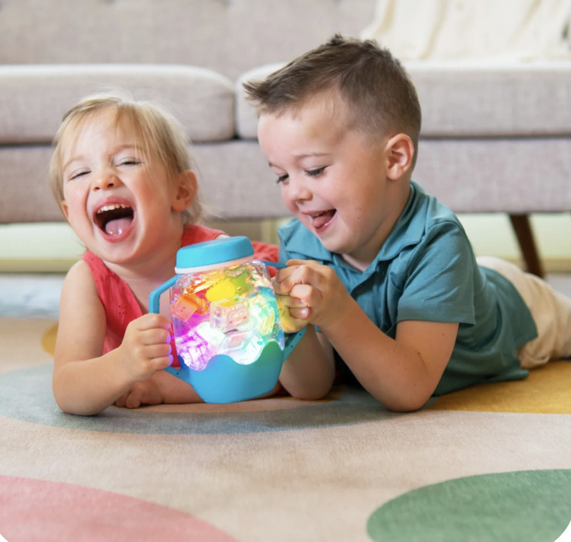 Glo Pals Sensory play jar  Glo Pals - Purple