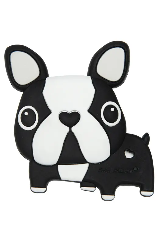 Loulou Lollipop Silicone teether - Boston Terrier