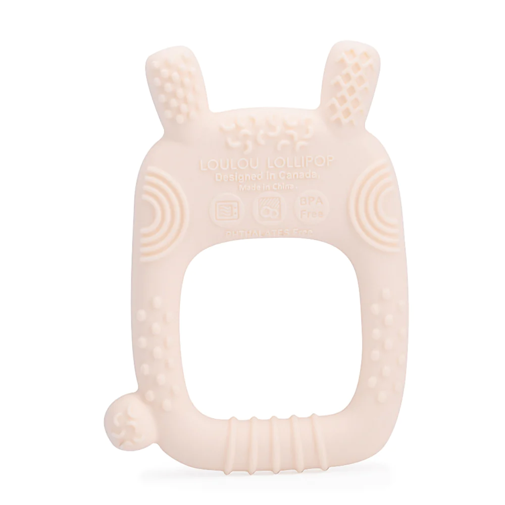 Loulou Lollipop Jouet de dentition en silicone - bunny