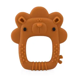 Loulou Lollipop Silicone teether - lion
