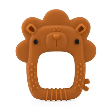 Loulou Lollipop Silicone teether - lion