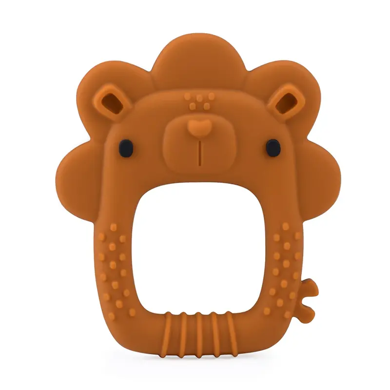 Loulou Lollipop Silicone teether - lion