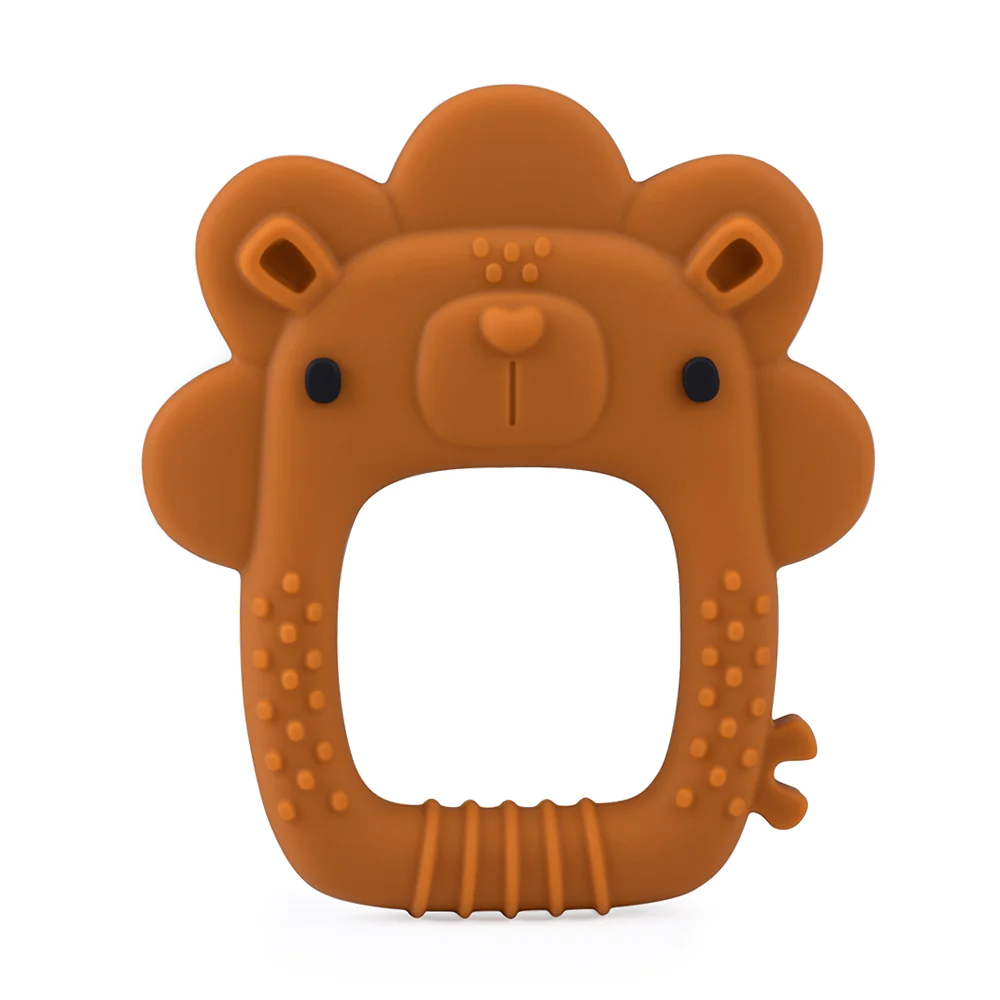 Loulou Lollipop Jouet de dentition en silicone - lion
