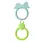 Loulou Lollipop Silicone teether - ring set - caterpillar and butterfly