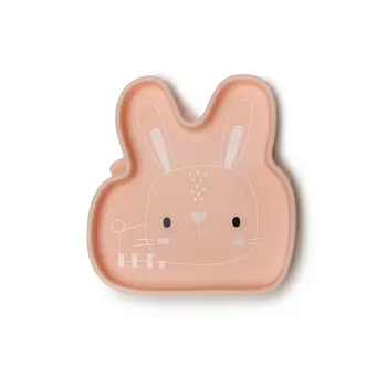 Loulou Lollipop Silicone succion plate - bunny