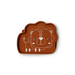 Loulou Lollipop Silicone succion plate - lion