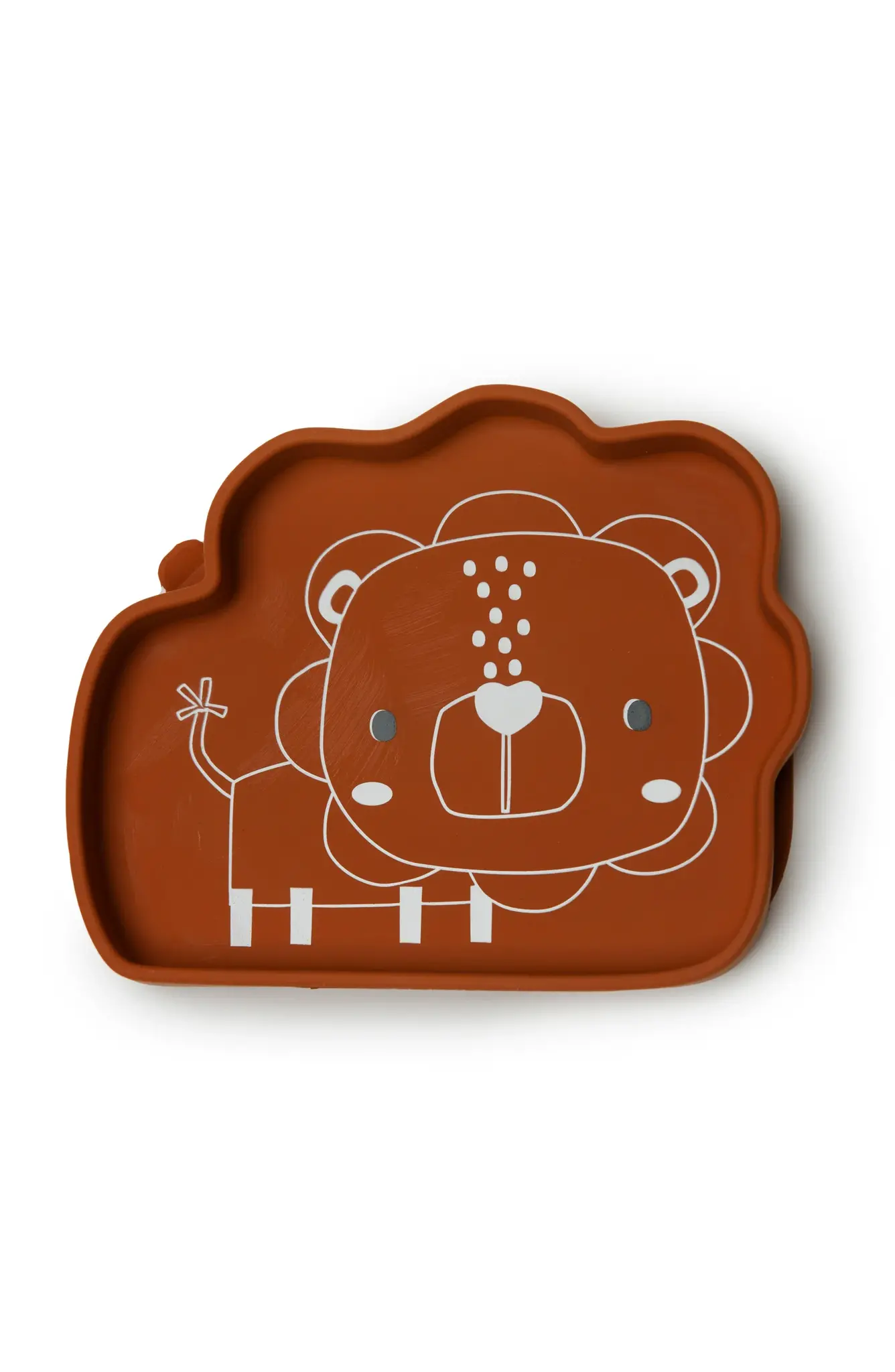 Loulou Lollipop Silicone succion plate - lion