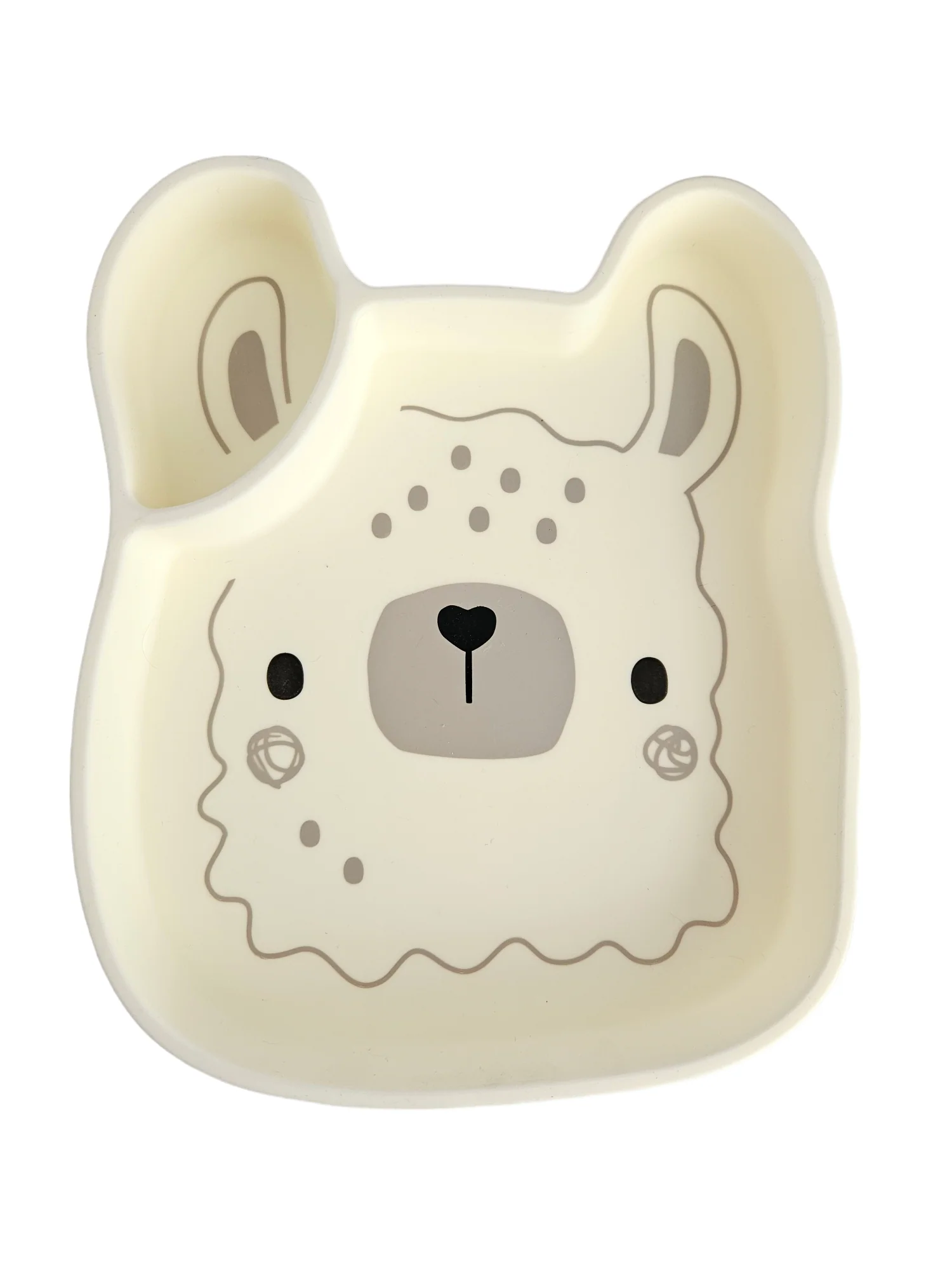 Loulou Lollipop Silicone succion plate - Llama