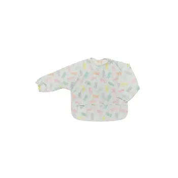 Loulou Lollipop Long Sleeve Waterproof Bib  (4-36m) - gummy bears