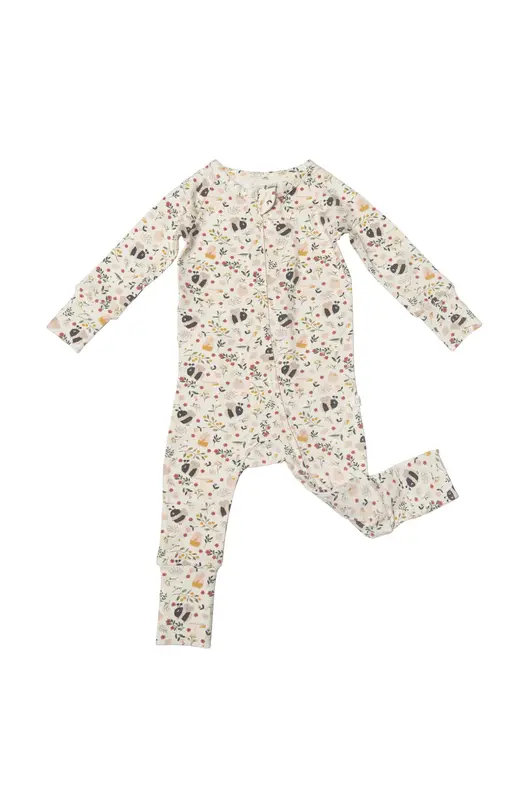 Loulou Lollipop Sleeper with foldable feet - Bumble bees