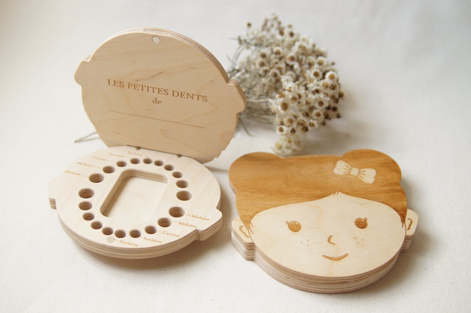 Abricotine Boîte à dents - Fille