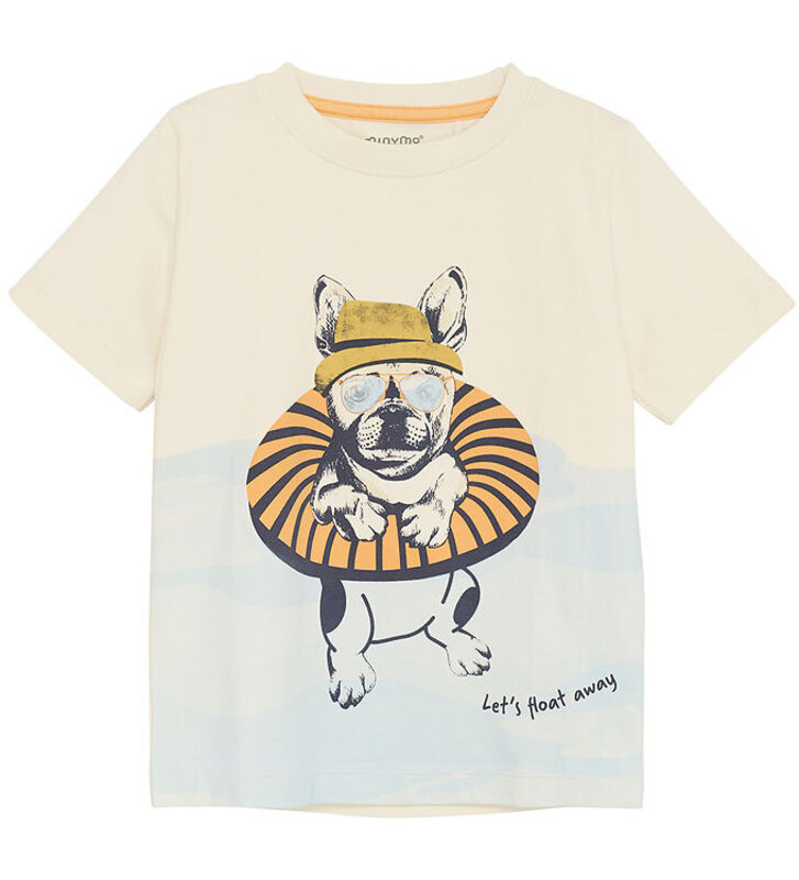 minymo Short sleeve shirt bulldog print