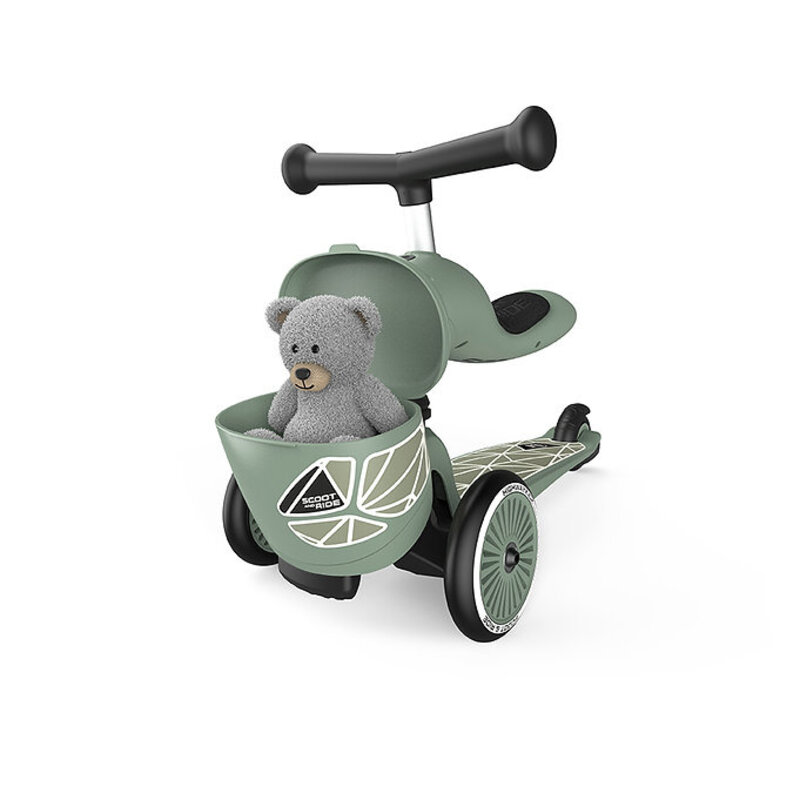 Scoot&Ride Trotinette 2 en 1 - Highwaykick 1 Lifestyle - Green lines