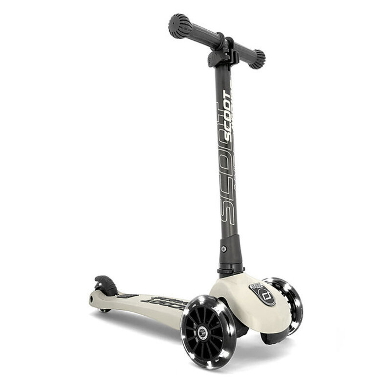 Scoot&Ride Trotinette Highwaykick 3 - Ajustable et avec lumières DEL - Ash